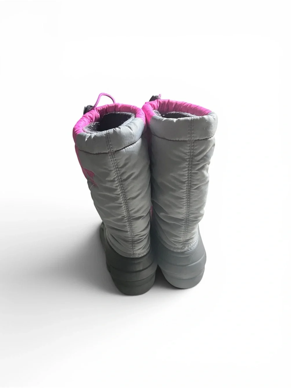 Sorel Youth Flurry/Cub Winter Snow Boots - Pink/Grey - Size 5 (Big Kids)